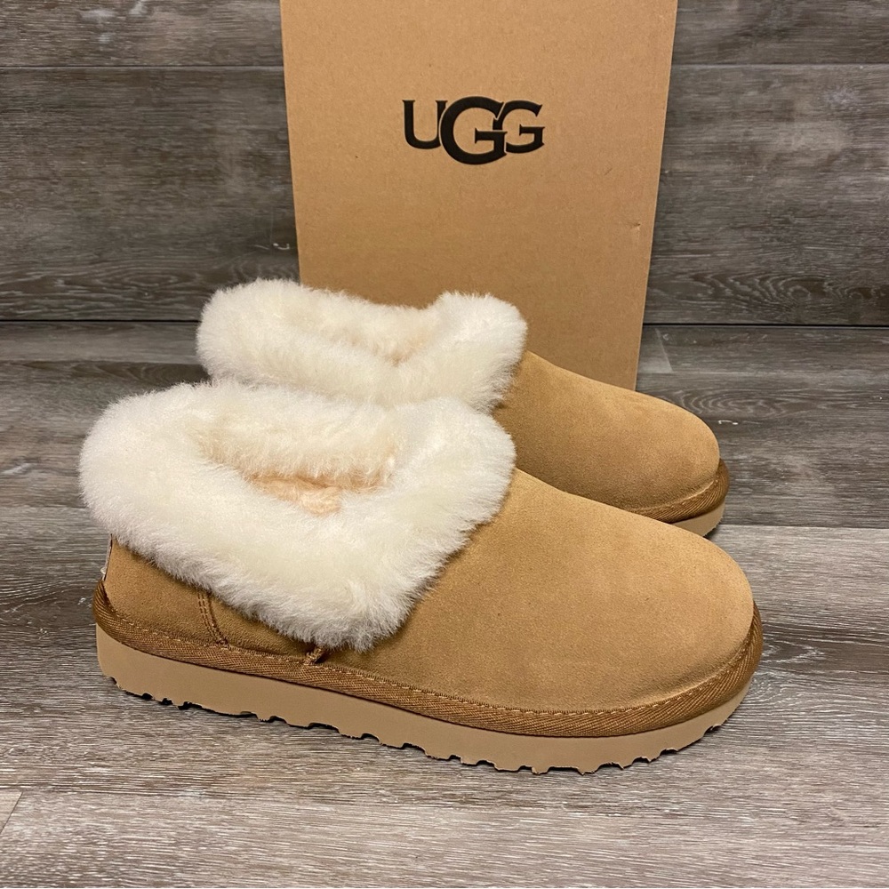 UGG | Shoes | Ugg Nita Closed Back Slippers In Chestnut New